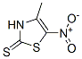 4-Methyl-5-nitrothiazole-2(3H)-thione CAS#: 13416-33-6