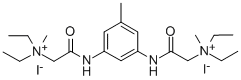(4-Methyl-m-phenylenebis(iminocarbonylmethylene))bis(diethylmethylammo nium iodide) CAS#: 101015-22-9