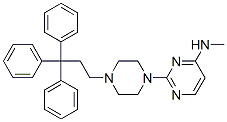 4-(Methylamino)-2-[4-(3,3,3-triphenylpropyl)-1-piperazinyl]pyrimidine CAS#: 20980-16-9