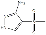 4-(Methylsulfonyl)-1H-pyrazol-3-amine CAS#: 106232-38-6