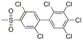 4-Methylsulfonyl-2,2',3',4',5,5'-hexachlorobiphenyl CAS#: 104086-19-3