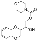 4-Morpholinecarboxylic acid 2-(1,4-benzodioxan-2-yl)-2-hydroxyethyl ester CAS#: 13887-56-4