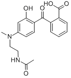 4-[N-[2-(ACETAMIDO)ETHYL]-N-METHYLAMINO]-2'-CARBOXY-2-HYDROXYBENZOPHENONE CAS#: 203580-77-2