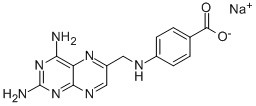 4-(N-[2,4-DIAMINO-6-PTERIDINYLMETHYL]-AMINO)BENZOIC ACID SODIUM SALT CAS#: 100929-45-1