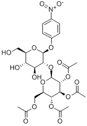 4-Nitrophenyl2-O-(2,3,4,6-tetra-O-acetyl-b-D-glucopyranosyl)-b-D-glucopyranoside CAS#: 26255-69-6