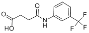 4-OXO-4-([3-(TRIFLUOROMETHYL)PHENYL]AMINO)BUTANOIC ACID CAS#: 15386-93-3