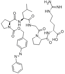 4-PHENYLAZOBENZYLOXYCARBONYL-L-PRO-LEU-GLY-PRO-D-ARG DIHYDRATE CAS#: 17011-78-8