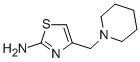 4-(PIPERIDIN-1-YLMETHYL)-1,3-THIAZOL-2-AMINE CAS#: 17386-10-6