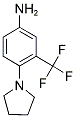 4-PYRROLIDIN-1-YL-3-(TRIFLUOROMETHYL)ANILINE CAS#: 16085-45-3
