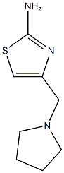 4-(PYRROLIDIN-1-YLMETHYL)-1,3-THIAZOL-2-AMINE CAS#: 17386-09-3
