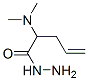 4-Pentenoic acid, 2-(dimethylamino)-, hydrazide CAS#: 105250-76-8