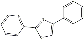 4-Phenyl-2-(2-pyridyl)thiazole, 97% CAS#: 14384-67-9