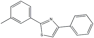 4-Phenyl-2-(m-tolyl)thiazole, 97% CAS#: 2227-70-5