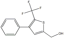 (4-Phenyl-5-(trifluoroMethyl)thiophen-2-yl)Methanol CAS#: 256488-46-7