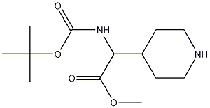 4-Piperidineacetic acid, .alpha.-[[(1,1-dimethylethoxy)carbonyl]amino]-, methyl ester CAS#: 219832-76-5
