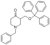 4-Piperidinone,1-(phenylmethyl)-3-[(triphenylmethoxy)methyl]- CAS#: 234757-27-8