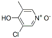 4-Pyridinol, 3-chloro-5-methyl-, 1-oxide CAS#: 108004-95-1