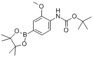 4-(TERT-BUTOXYCARBONYLAMINO)-3-METHOXYPHENYLBORONIC ACID, PINACOL ESTER CAS#: 262433-02-3