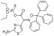 4-THIAZOLEACETIC ACID, 2-AMINO-ALPHA-[(TRIPHENYLMETHOXY)IMINO]-, ANHYDRIDE WITH O,O-DIETHYL HYDROGEN PHOSPHOROTHIOATE, (Z)- CAS#: 200814-98-8
