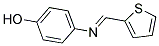 4-([-THIEN-2-YLMETHYLIDENE]AMINO)PHENOL CAS#: 18210-01-0