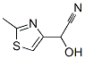 4-Thiazoleacetonitrile, -alpha--hydroxy-2-methyl- CAS#: 113732-63-1