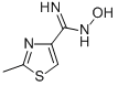 4-Thiazolecarboximidamide,N-hydroxy-2-methyl- CAS#: 263385-95-1