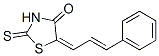 4-Thiazolidinone, 5-(3-phenyl-2-propenylidene)-2-thioxo- CAS#: 15328-87-7