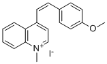4-[(Z)-2-(4-METHOXYPHENYL)ETHENYL]-1-METHYLQUINOLINIUM IODIDE CAS#: 104816-89-9