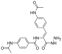 4-acetamido-N-[(Z)-2-(4-acetamidophenyl)-1-(hydrazinecarbonyl)ethenyl] benzamide CAS#: 28272-07-3