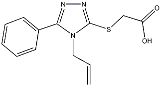 [(4-allyl-5-phenyl-4H-1,2,4-triazol-3-yl)thio]acetic acid CAS#: 18204-57-4