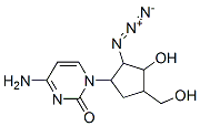 4-amino-1-(2-azido-3-hydroxy-4-(hydroxymethyl)cyclopentyl)-2(1H)-pyrimidinone CAS#: 111795-59-6
