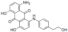 4-amino-1,8-dihydroxy-5-[[4-(2-hydroxyethyl)phenyl]amino]anthracene-9,10-dione CAS#: 20241-79-6