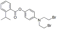 [4-(bis(2-bromoethyl)amino)phenyl] 2-propan-2-ylbenzoate CAS#: 22954-14-9