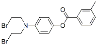 [4-(bis(2-bromoethyl)amino)phenyl] 3-methylbenzoate CAS#: 22954-15-0