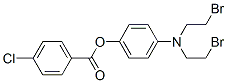 [4-(bis(2-bromoethyl)amino)phenyl] 4-chlorobenzoate CAS#: 22954-18-3