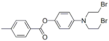 [4-(bis(2-bromoethyl)amino)phenyl] 4-methylbenzoate CAS#: 22954-16-1