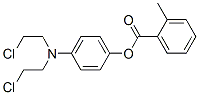 [4-[bis(2-chloroethyl)amino]phenyl] 2-methylbenzoate CAS#: 21667-00-5
