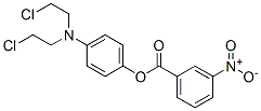 [4-[bis(2-chloroethyl)amino]phenyl] 3-nitrobenzoate CAS#: 22953-58-8