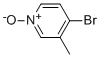 4-bromo-3-methyl-1-oxido-pyridine CAS#: 10168-58-8