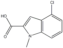 4-chloro-1-methyl-1H-indole-2-carboxylic acid CAS#: 23967-44-4