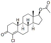 4-chloro-17beta-hydroxyestr-4-en-3-one 17-acetate CAS#: 1164-99-4