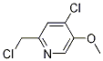4-chloro-2-chloromethyl-5-methoxy-pyridine CAS#: 28104-31-6
