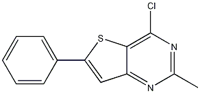 4-chloro-2-methyl-6-phenylthieno[3,2-d]pyrimidine CAS#: 225385-07-9