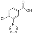 4-chloro-3-(1H-pyrrol-1-yl)benzoic acid CAS#: 107946-72-5