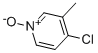 4-chloro-3-methyl-1-oxido-pyridine CAS#: 1073-34-3