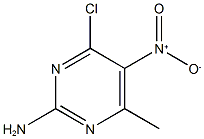 4-chloro-6-methyl-5-nitro-pyrimidin-2-amine CAS#: 13162-24-8