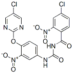 4-chloro-N-[[4-(5-chloropyrimidin-2-yl)oxy-3-nitro-phenyl]carbamoyl]-2 -nitro-benzamide CAS#: 103829-04-5