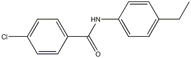4-chloro-N-(4-ethylphenyl)benzamide CAS#: 299954-66-8