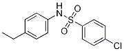 4-chloro-N-(4-ethylphenyl)benzenesulfonamide CAS#: 1725-89-9