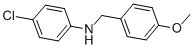 4-chloro-N-[(4-methoxyphenyl)methyl]aniline CAS#: 104329-18-2